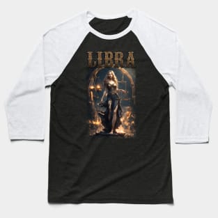 Libra Zodiac Baseball T-Shirt